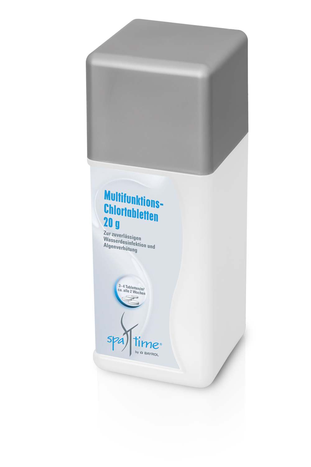 AS-021218 SpaTime Multifunktions-Chlortabletten 20g 1kg Multifunktions-Chlortabletten 20 g, langsamlöslich